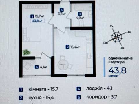 квартира за адресою Гната Хоткевича вул., (Будинок)