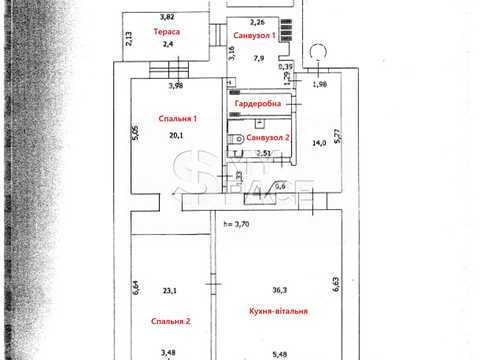 квартира по адресу Тарасовская ул., 3-А