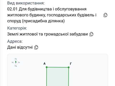 участок по адресу 