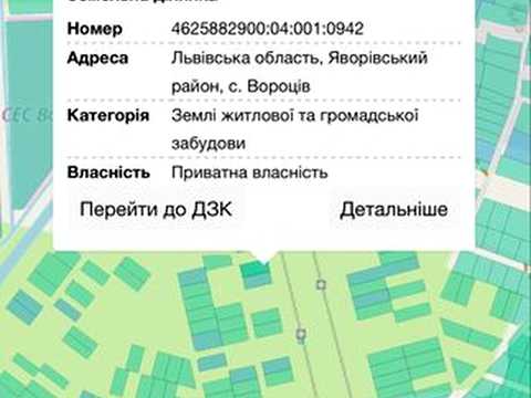 ділянка за адресою 