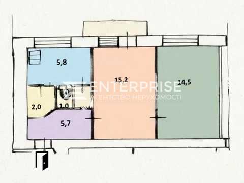 квартира за адресою Голосіївський просп. (40-річчя Жовтня), 89