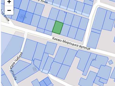 ділянка за адресою Києво-Мироцька вул.