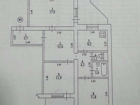 квартира по адресу Чернобыльская ул., 21
