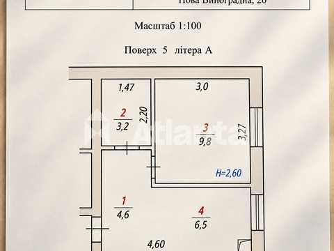 квартира за адресою Нова Виноградна вул., 16