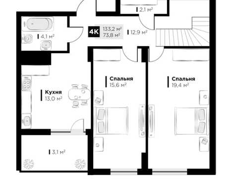 квартира по адресу Червоної Калини ул., 8