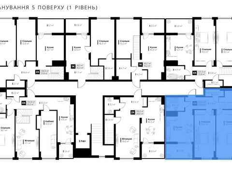 квартира по адресу Червоної Калини ул., 8