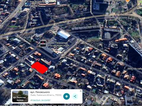 ділянка за адресою Львів, Покутська вул., 21