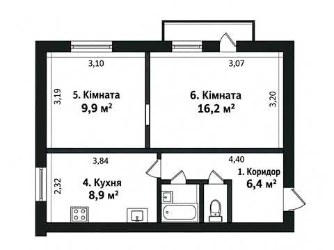квартира за адресою Гусовського вул., 4