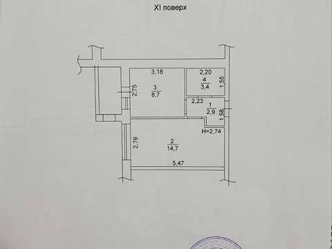 квартира за адресою Соборна вул., 105-Б/4