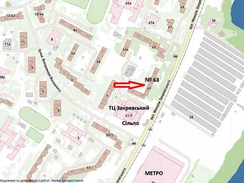 квартира за адресою Миколи Закревського вул., 63