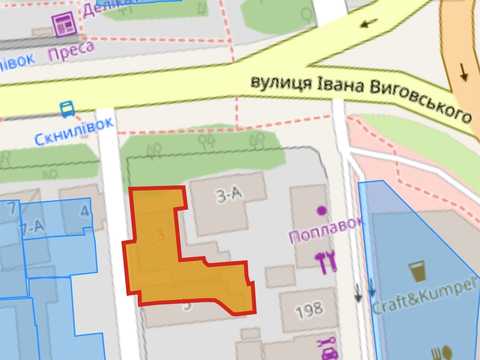 ділянка за адресою Івана Виговського вул. (Терешкової)