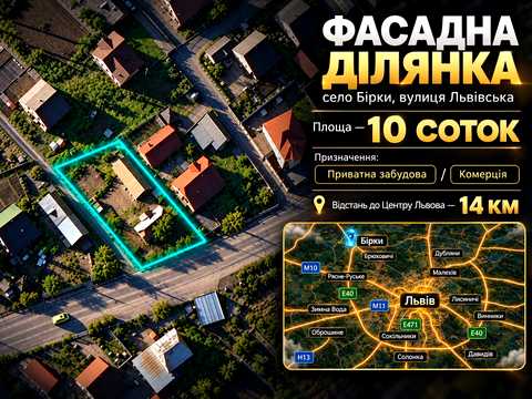 ділянка за адресою с. Бірки, Львівська вул.