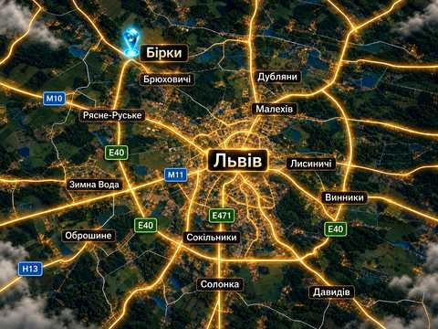 ділянка за адресою с. Бірки, Львівська вул.