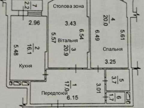 квартира за адресою Дніпровська набережна вул., 26-А
