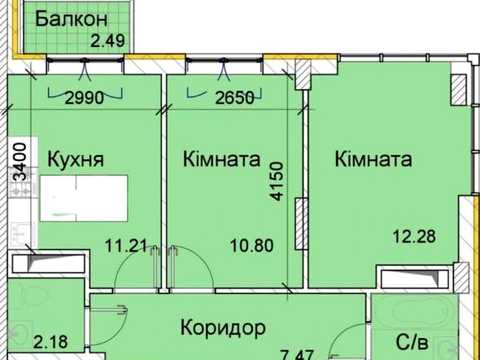 квартира по адресу Академика Сахарова ул., 20