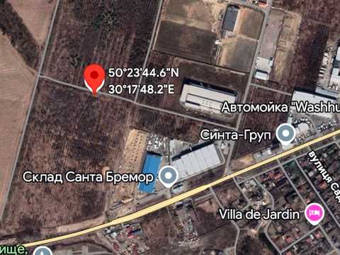 участок по адресу Білогородська ул.