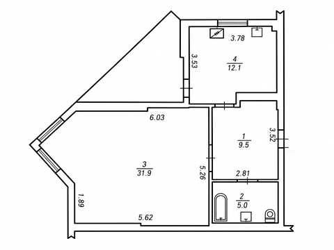 квартира за адресою Саперно-Слобідська вул., 22