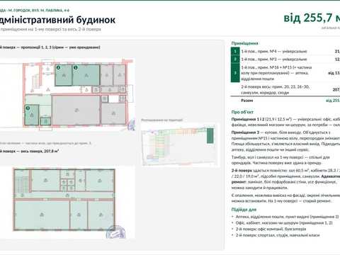 комерційна за адресою Городок, Запорізької Січі вул., 2-Б