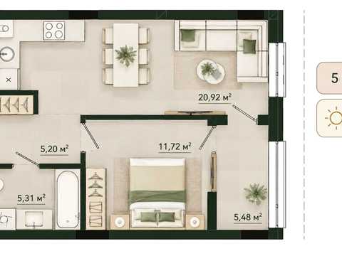 квартира за адресою с. Сокільники, Героїв Крут вул., (Будинок)