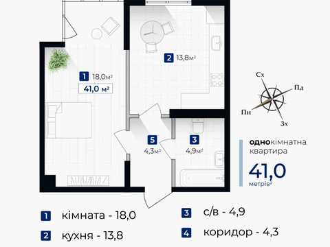 квартира за адресою Гната Хоткевича вул., (Будинок)
