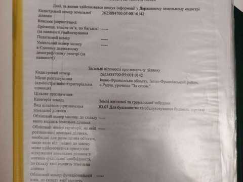 участок по адресу 
