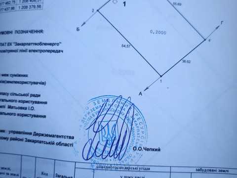 участок по адресу Українська