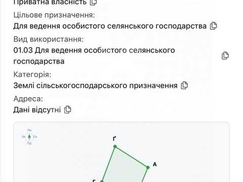 ділянка за адресою Жовтнева, 1
