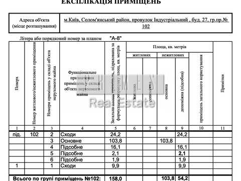 комерційна за адресою Київ, Індустріальний пров., 14