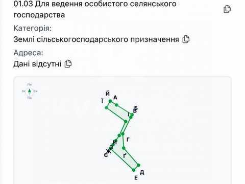 участок по адресу пгт. Бабинцы, Отамана Орлика, 1