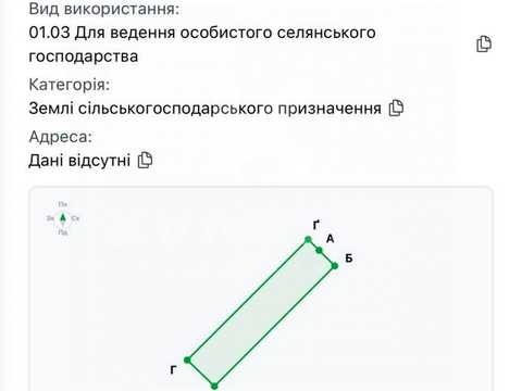 участок по адресу пгт. Бабинцы, Паркова, 1