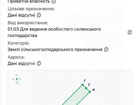участок по адресу пгт. Бабинцы, Паркова, 1