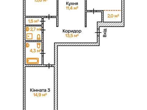 квартира по адресу Регенераторная ул., 4 к2