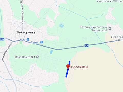 ділянка за адресою 