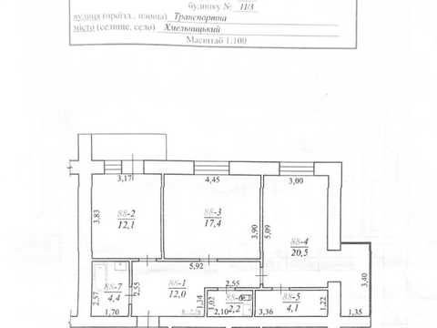 квартира по адресу Транспортная ул., 11/3