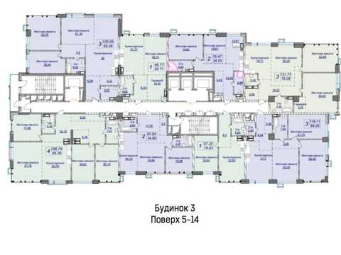 квартира за адресою Андрія Верхогляда вул. (Михайла Драгомирова), (7 черга (будинок 3))