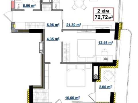 квартира за адресою Гетьмана Петра Дорошенка вул., (Будинок)