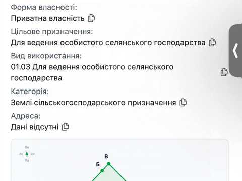 участок по адресу Розвідників