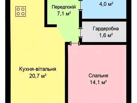 квартира за адресою Дніпровська набережна вул., 15-Д