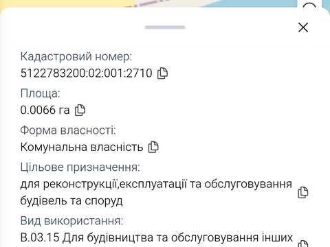 ділянка за адресою с. Крижанівка,