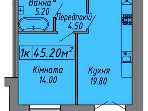 квартира по адресу Степана Бандеры ул., (Будинок 1)