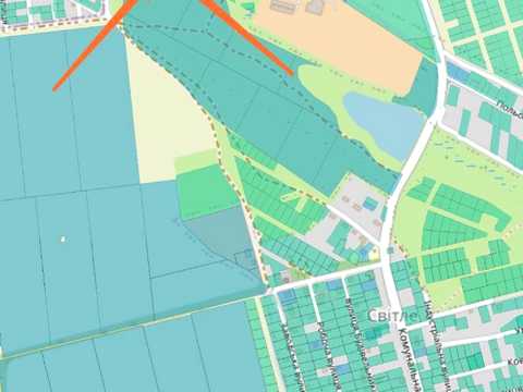 ділянка за адресою с-ще. Світле,