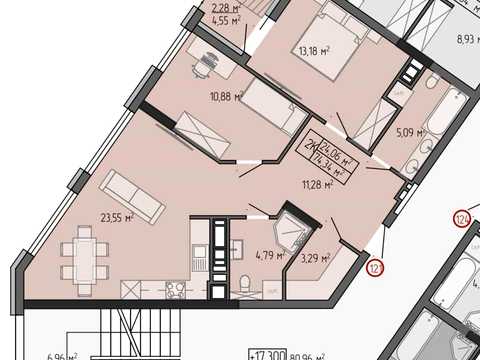 квартира по адресу Бордуляка ул., 1