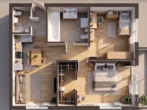 квартира по адресу Регенераторная ул., 4 к17
