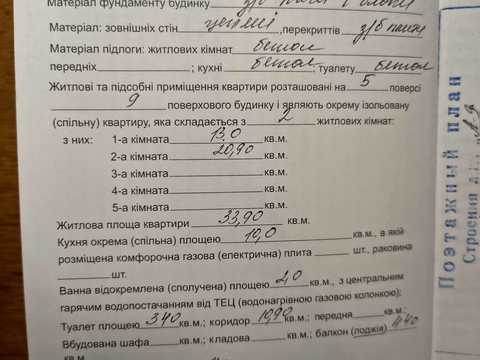 квартира за адресою Незалежності просп. (Леваневського), 58
