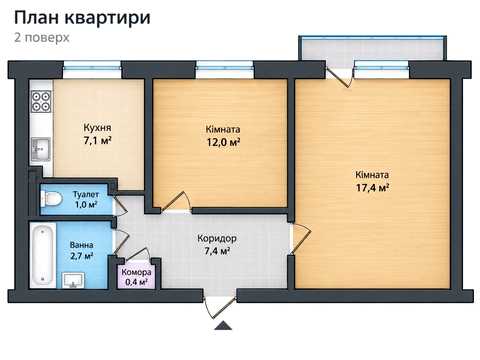 квартира по адресу Романа Шухевича ул., 2