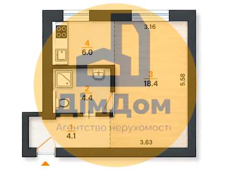 квартира за адресою Леоніда Каденюка просп. (Юрія Гагаріна), 5/2