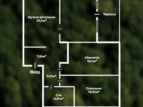 квартира за адресою Салютна вул., 2к24