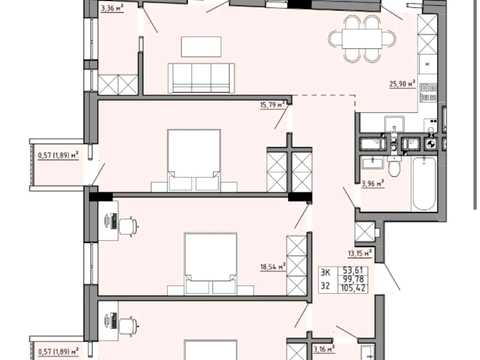 квартира по адресу Филиппа Орлика ул., (Будинок 4)