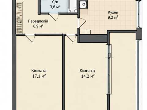 квартира за адресою Флоренції вул., 9