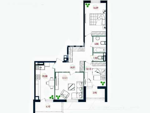 квартира по адресу Приозёрный бульв., 5Б